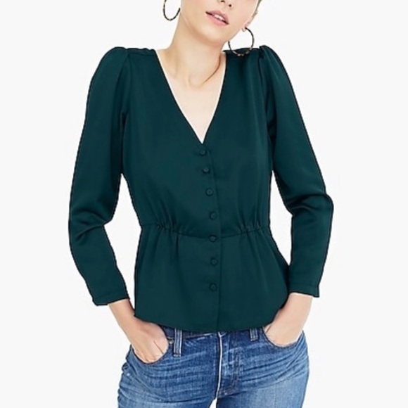 J.Crew Button Blouse - Picture 2 of 5